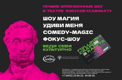 Льготные билеты в малый театр с пушкинской картой